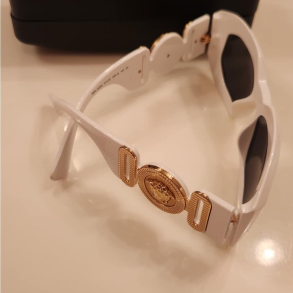 Versace White Sunglasses - Picture 7 of 7